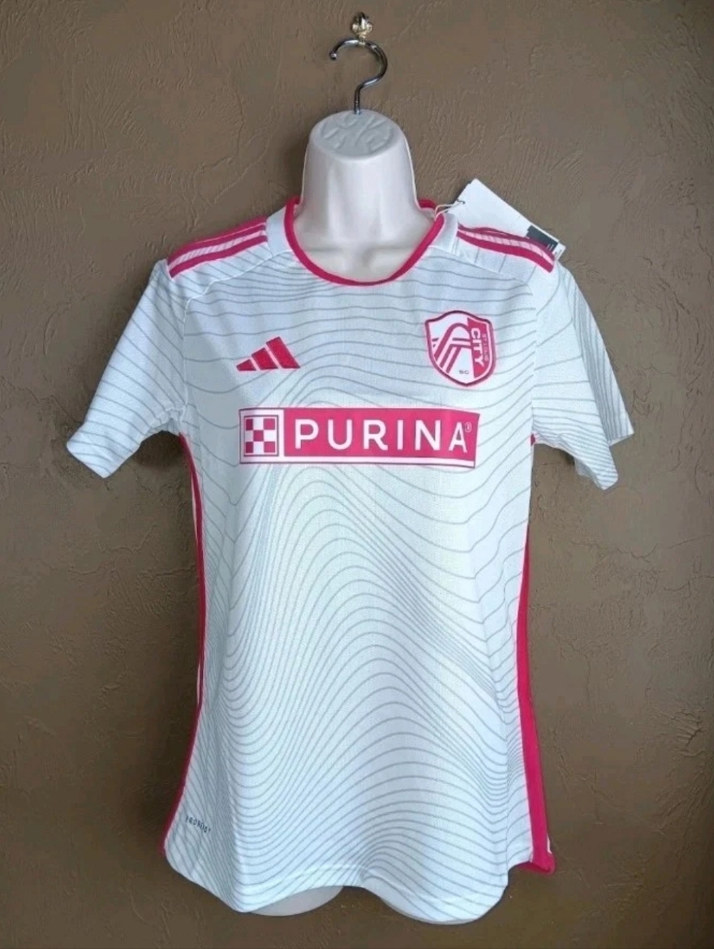 Adidas Women's MLS St Louis City PURINA Official Sponsor Soccer Jersey S, M, L